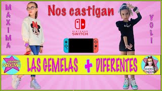 🎬SERIE👭 las GEMELAS + DIFERENTES NOS ROBAN LA NINTENDO SWITCH Y NOS CASTIGAN EN NUESTRA HABITACIÓN