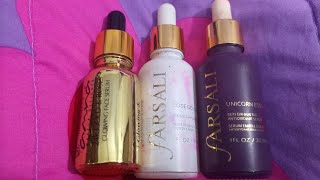 Beautify by Amina glowing face serum / Farsali serum review / price