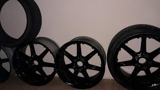 Velg Ring 19'' 4 biji ex BMW E46 Laku 1jt + Suka duka pakai velg replika 😂