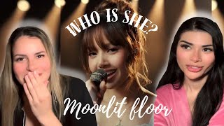 Non-Kpop fan Bestie reacts to Lisa Moonlit floor  Reaction Perfomance video