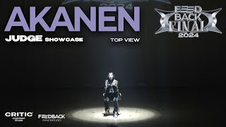 AKANEN [JUDGE] | 2024 FEEDBACK DANCE COMPETITION FINAL | 2024 피드백파이널 | TOP VIEW