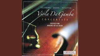 Overture, Suite for Viola da Gamba, Strings and Continuo in D Major, TWV 55:D6: I. Ouverture in...