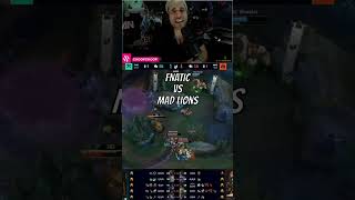 LEC: FNATIC VS MAD LIONS #shorts #lolesports #leagueoflegends