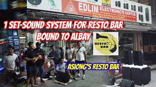 1 SET SOUND SYSTEM FOR RESTO BAR, BOUND TO ALBAY/ ASIONG'S RESTO BAR @electrosoundsanddiy