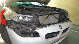 Bmw Front Bumper - Removal Step By Step