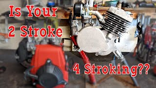 Power Loss? What Is 4 Stroking On A 2 Stroke Motorized Bicycle?