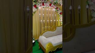 Wedding stage decoration idea, Blessing decorations#shorts #tranding#short #reels #youtube #viral