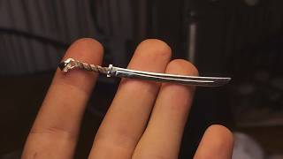 Crafting a Silver Sword Necklace from Scratch | Step-by-Step DIY