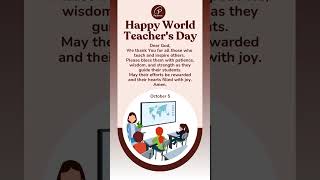 HAPPY TEACHER’S DAY TO OUR ESTEEMED EDUCATORS!