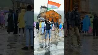 केदारनाथ मैं फहराया तिरंगा🇮🇳 #proudtobeindian #15august #independenceday shorts #shortvideo #kedar