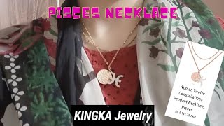 Kingka Jewelry ~ Pisces Pendant Necklace