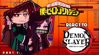 | "MHA react to Demon Slayer" | Made By: ItzMaeツ