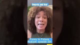 Regrets and fear. Aisha Alfa on the “Funny in Failure” podcast. #standup #regret #comic #laugh