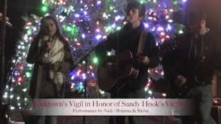 Nick Brianna & Richie perform for the Yorktown Vigil for Sandy Hook Victims