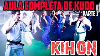 Kudo: aula completa parte 1: Kihon / treino de arte marcial mista japonesa ( Kudo MMA japonês )