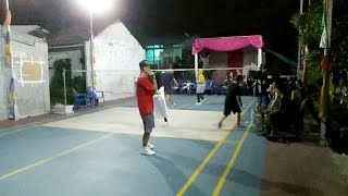 [Semi Final] Pertandingan Badminton Pasutri ~ Perum Kirana Cikarang #HUTRI78