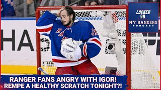 Ranger fans ANGRY at Igor Shesterkin!! Rangers kick off season TONIGHT in Pittsburgh!!