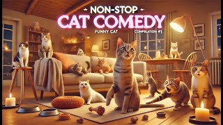 Non-Stop Cat Comedy: Funny Cat Compilation #1