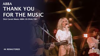 ABBA - Thank You For The Music [Dick Cavett Meets ABBA - 28-29 April 1981][ 4K ]