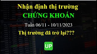 Nhận định thị trường chứng khoán tuần 06/11-10/11/2023