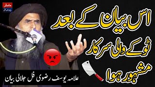 Is Bayan K Baad Allama Yousaf Rizvi Mashoor Hoa | Tokay Wali Sarkar Full Bayan