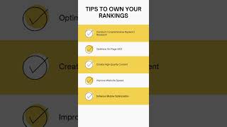 TIPS TO OWN YOUR RANKINGS