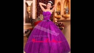 stylish multi color 2015 quinceanera dress with ruffles and appliques