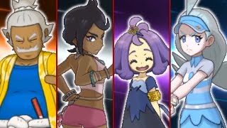 Pokemon Sun and Moon: All Elite Four Intro Animations