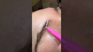 Brow lamination step 2 #browlamination #brows #browlifting #browshaping #trending #trendingshorts