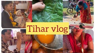 Tihar Vlog 2080 || My first Tihar celebration after marriage || #tihar