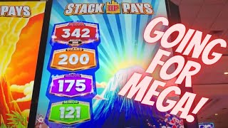 STACK UP PAYS!!! Hitting the Mega for TONS of Lines!