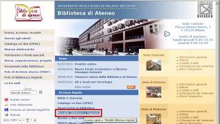 Guida al Trip Database. Accesso. 2/7