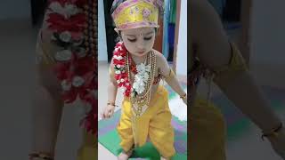 RadheKrishna#cute #littlekrishna #shreekrishna #kanha #shorts