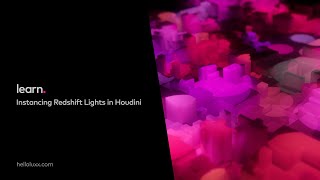 Instancing Redshift Lights in Houdini