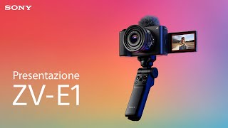 Presentazione della vlog camera ZV-E1 di Sony