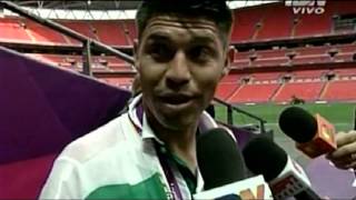 Oribe Peralta (Entrevista después de la final contra Brasil)