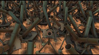 2000 Mortar vs 1500000 Russian Army Ultimate Epic Battle Simulator2 UEBS 2