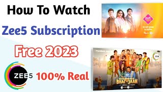 How To Claim Zee5 App Subscription 2023 ll Zee5 Subscription  Active kaise Kare ll