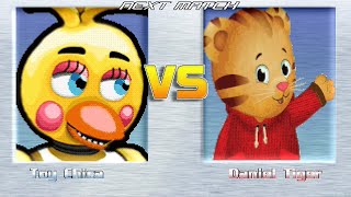 M.U.G.E.N REQUESTS | Toy Chica vs Daniel Tiger | FNAF vs Daniel Tiger's Neighborhood