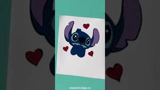 Stitch - Vinilo adhesivo en capas