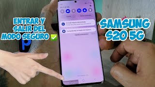 Entrar y Salir Del Modo Seguro Samsung S20 5g/Android 12 y 13