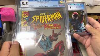 CGC Marvel Cards unboxing.  2017 PMGs 2017 Royal Foil 2022 PMG Spiderman Metal and more