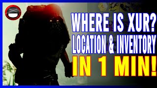 Destiny 2: Where Is Xur | Xur In 1 Min | October 28th 2022