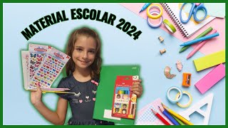 MEU MATERIAL ESCOLAR DE 2024 - A Babi mostra tudo que comprou para a volta às aulas!