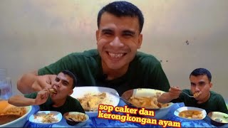 sop ceker dan kerongkongan ayam enak dan empuk