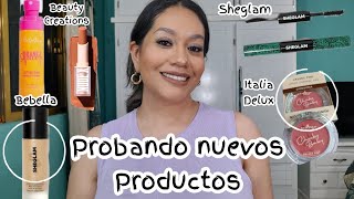 Probando por primera vez SHEGLAM 😍| Nuevos Productos| Italia Delux, Bebella,Beauty Creations