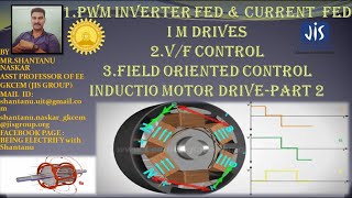 PWM INVERTER FED & CURRENT FED|V/F CONTROL|FIELD ORIENTED CONTROL|IM DRIVES-PART-2(LEC-10)-EE DRIVES