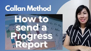 Callan Method || How to make a Progress Report || Native Camp