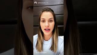 Andressa Suita falando sobre o término do casamento/separação com Gusttavo Lima.