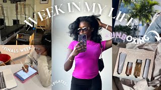 WEEK IN MY LIFE AS AN INTERNATIONAL COLLEGE STUDENT │ PILATES, UNBOXING, FINALS WEEK